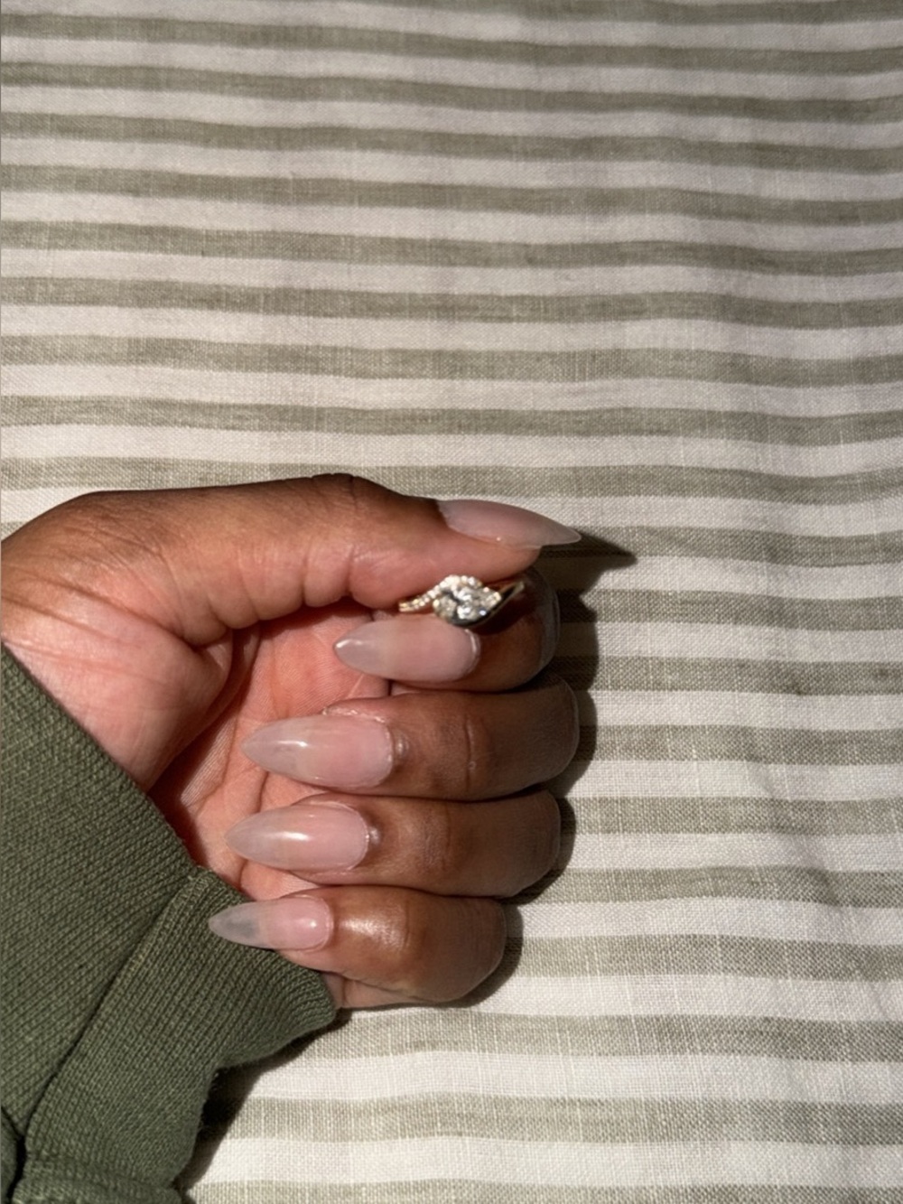 Pear Diamond Ring